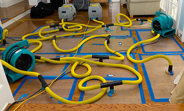 Professional Flood Damage Restoration technician working in Mount Laurel, NJ
